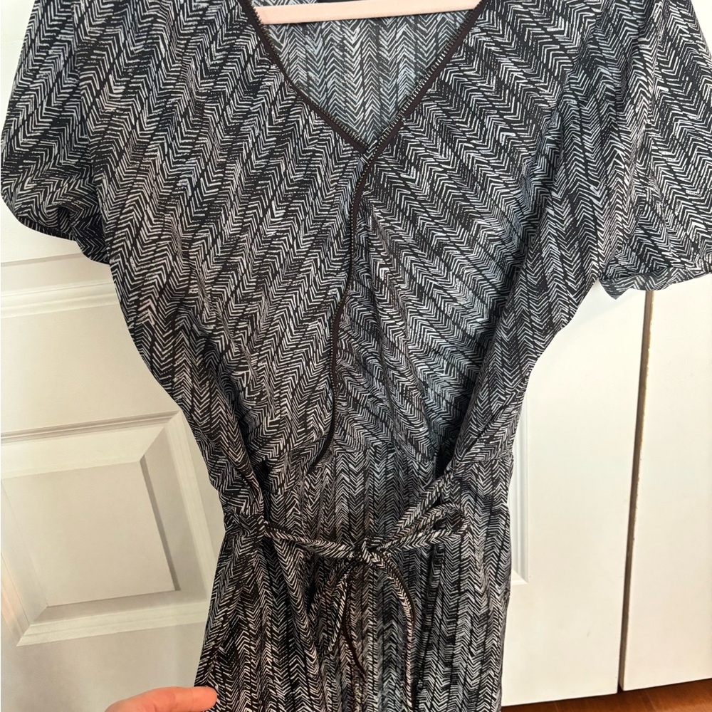 Scotch & Soda Black and White Patterned dress